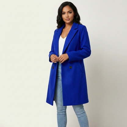 Elegante damesjas met knoopsluiting en tijdloze pasvorm