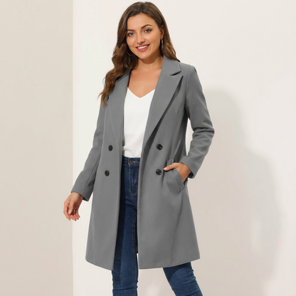Elegante damesjas met knoopsluiting en tijdloze pasvorm