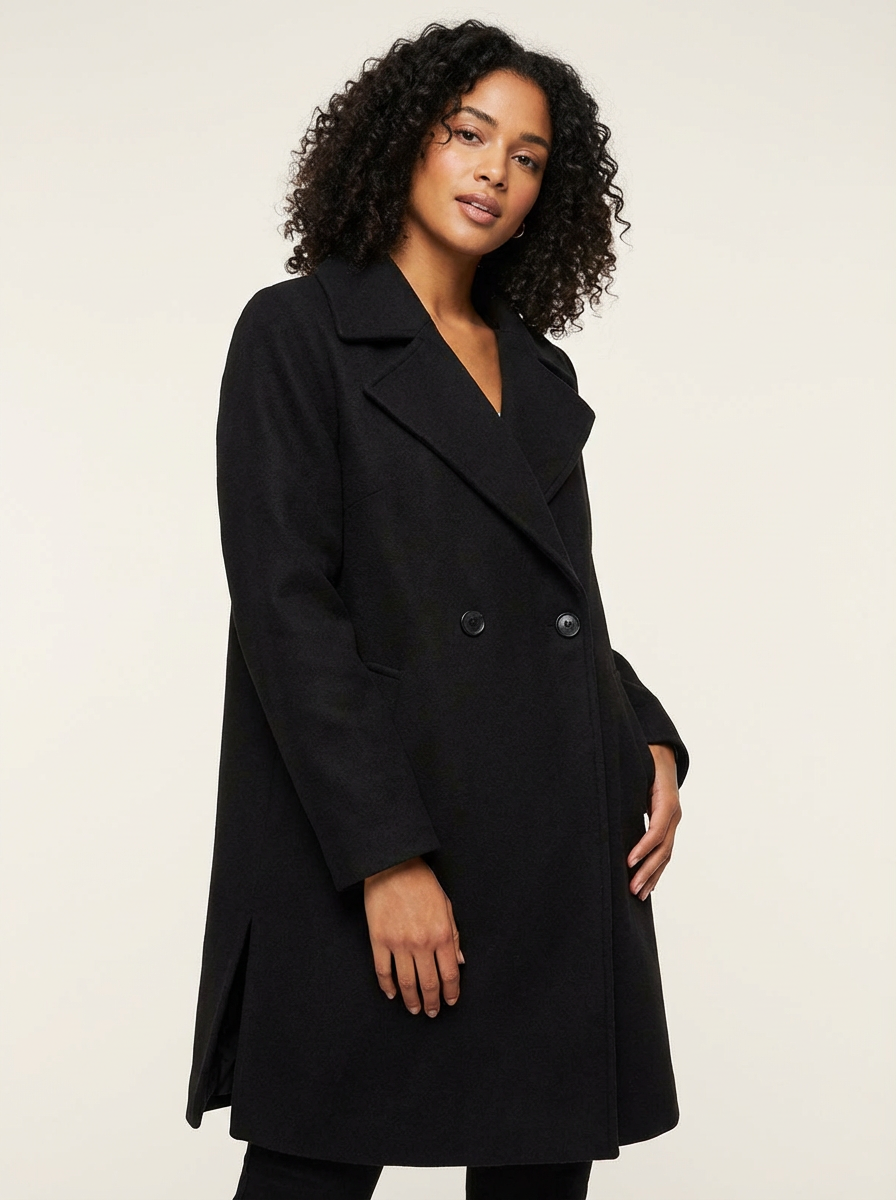 Elegante double-breasted dames trenchcoat