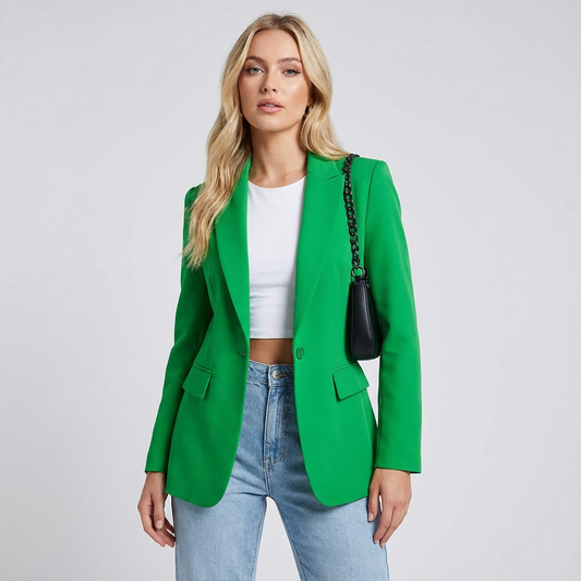 Elegante getailleerde dames blazer met tijdloze pasvorm