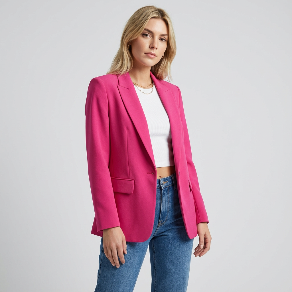 Elegante getailleerde dames blazer met tijdloze pasvorm