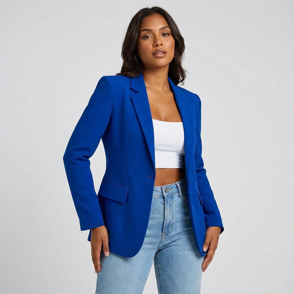 Elegante getailleerde dames blazer met tijdloze pasvorm