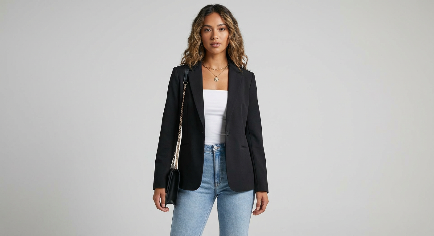 Elegante getailleerde dames blazer met tijdloze pasvorm