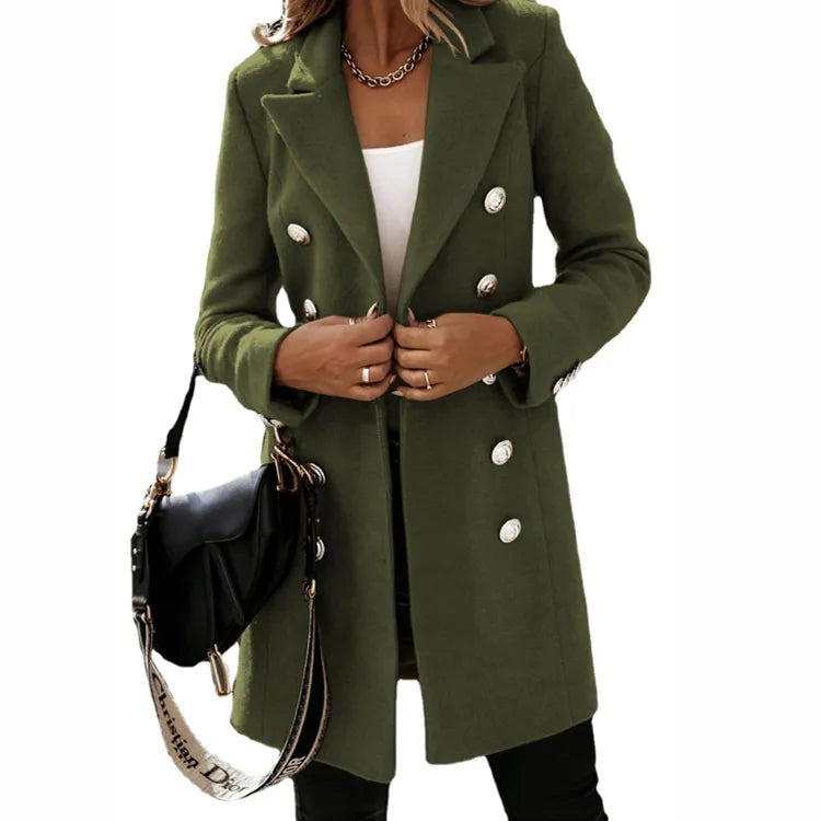Elegante lange dames mantel – Celeste