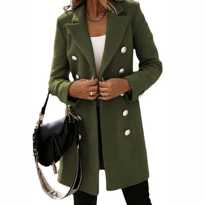 Elegante lange dames mantel – Celeste