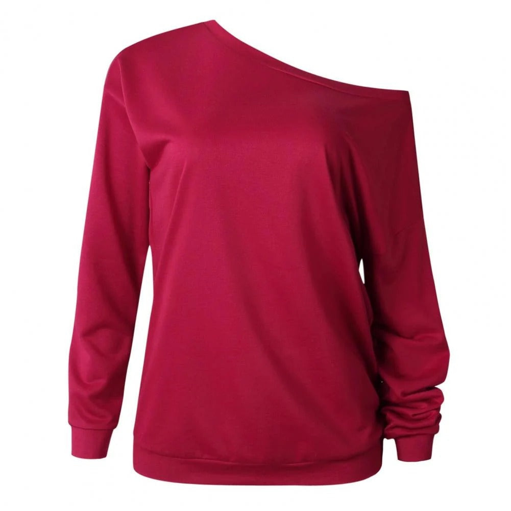 Elegante off-shoulder sweater – Elin