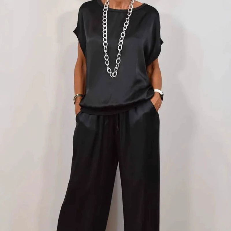 Elegante tweedelige dames set met soepele pasvorm – Heather