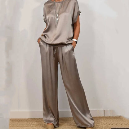 Elegante tweedelige dames set met soepele pasvorm – Heather