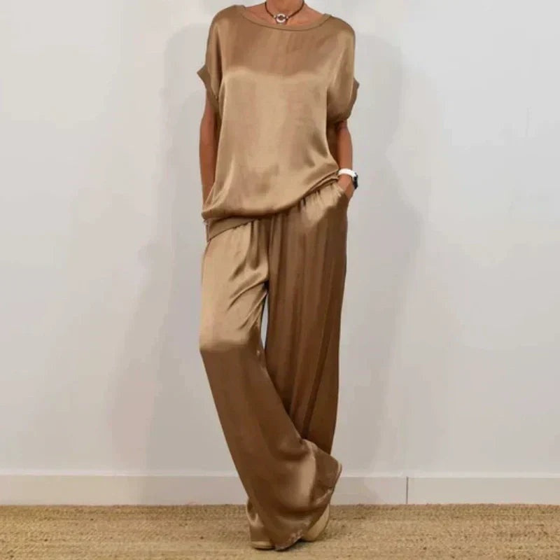 Elegante tweedelige dames set met soepele pasvorm – Heather
