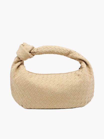 Elicia | Gevlochten Hobo-Tas met Knoopdetail – Stijlvol en Uniek
