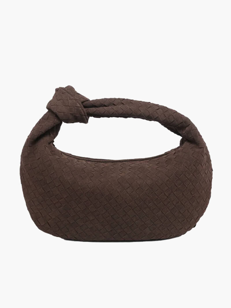 Elicia | Gevlochten Hobo-Tas met Knoopdetail – Stijlvol en Uniek