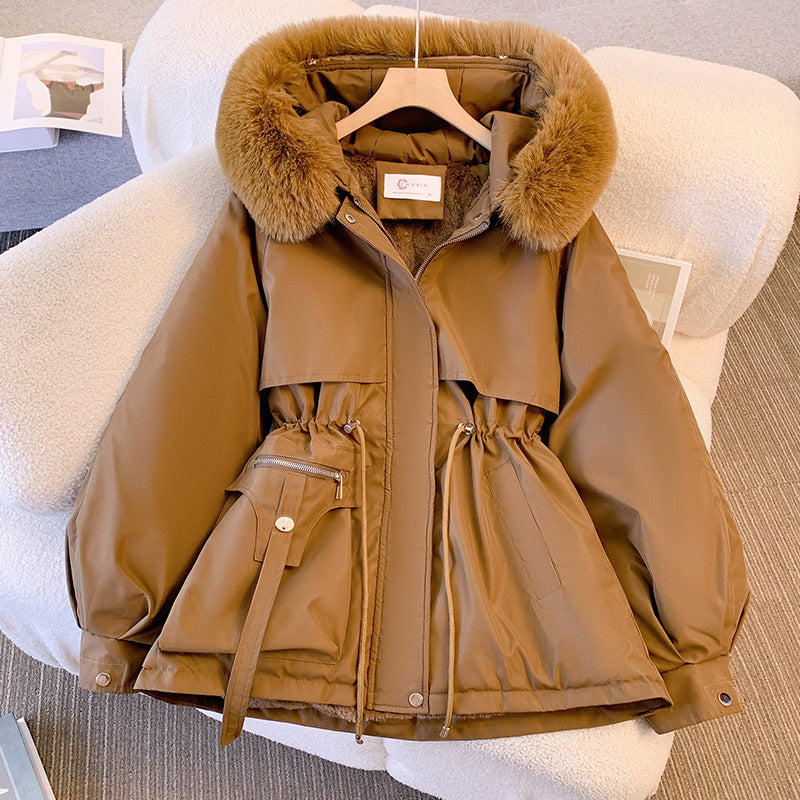 Elisa Luxe Faux Fur Hooded Winter Jacket