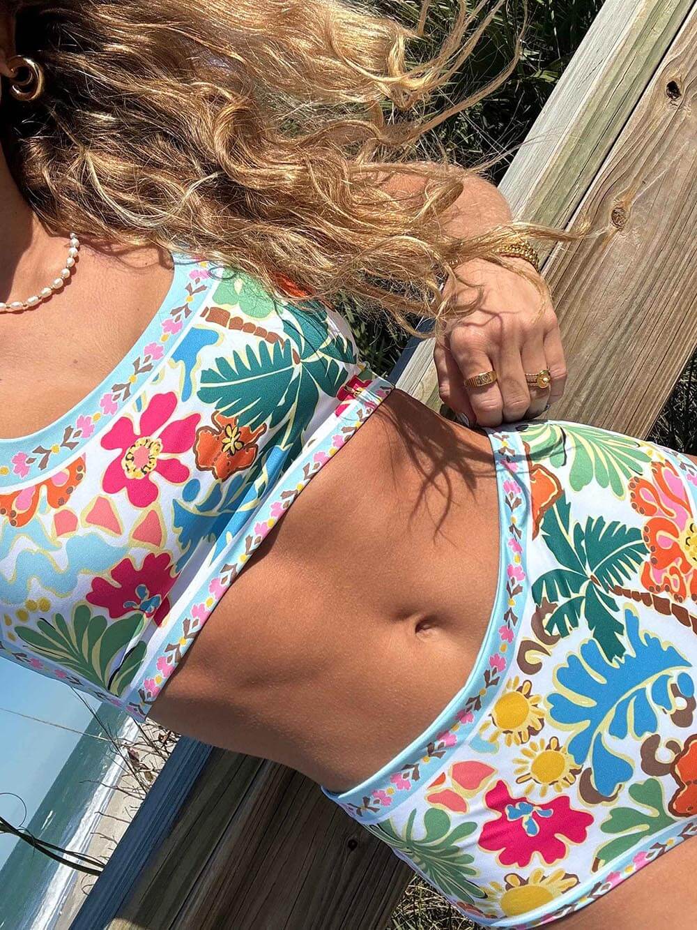 Elysia Bikini | Ondersteunend Bloemenpatroon