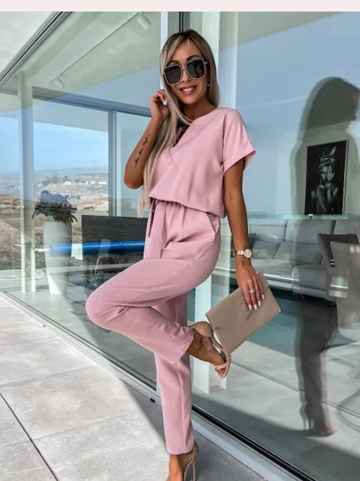 Evandra | Chique Jumpsuit losvallend