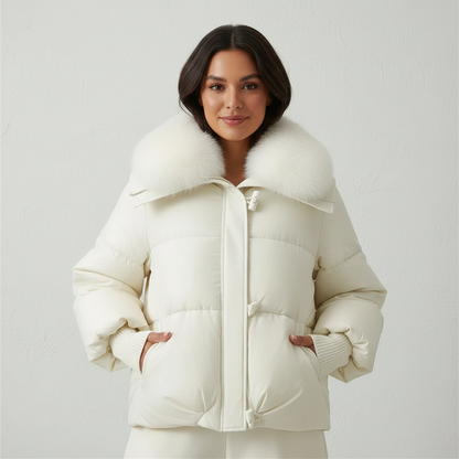 Faux fur parka dames – Valentina