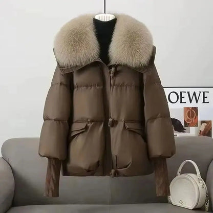 Faux fur parka dames – Valentina