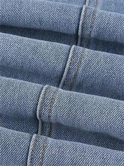 Flare jeans met sterdetail