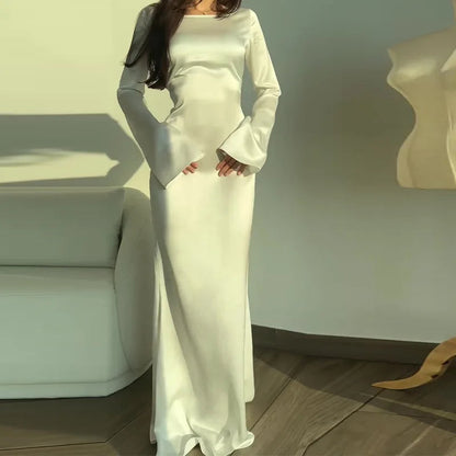 Francesca | Satijnen Maxi Jurk