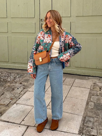 Freya | Kleurrijk Vintage Lente Vest