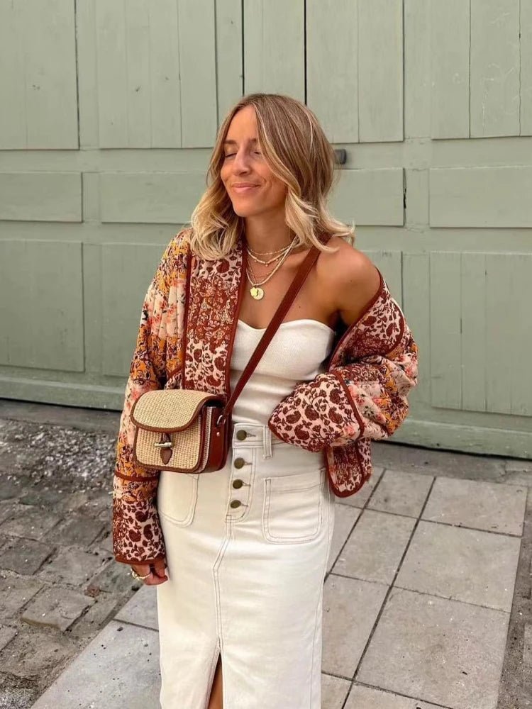 Freya | Kleurrijk Vintage Lente Vest