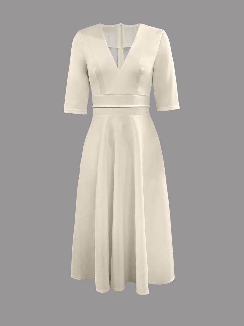 Fundira | Retro 60s A-lijn Maxi Swing Jurk
