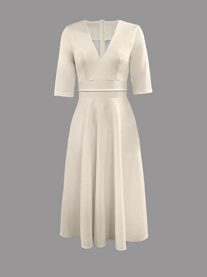 Fundira | Retro 60s A-lijn Maxi Swing Jurk