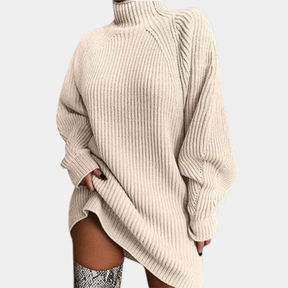 Gebreide oversized trui met col – Amélie