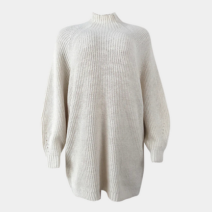 Gebreide oversized trui met col – Amélie