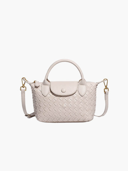 Gemma | Gevlochten Mini-Tas van Kunstleer