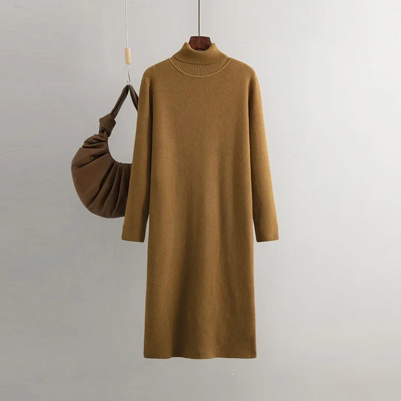 Geribde fleece coljurk dames met stretch – Alina