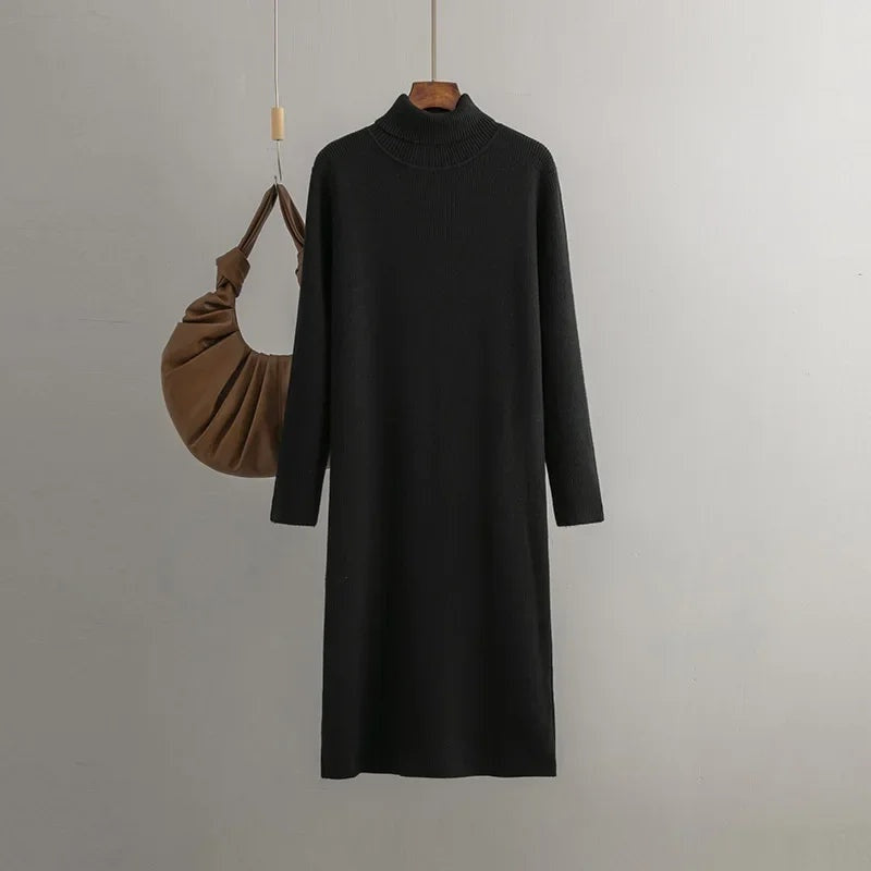Geribde fleece coljurk dames met stretch – Alina