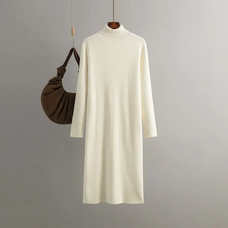 Geribde fleece coljurk dames met stretch – Alina