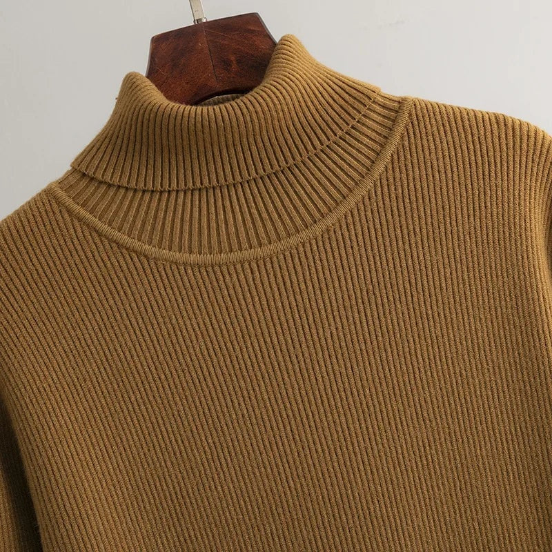 Geribde fleece coljurk dames met stretch – Alina