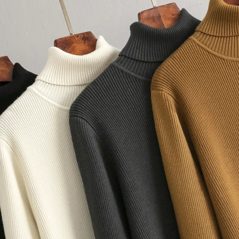 Geribde fleece coljurk dames met stretch – Alina