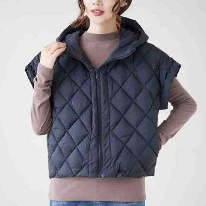 Gewatteerde dames bodywarmer met capmouw – Oslo