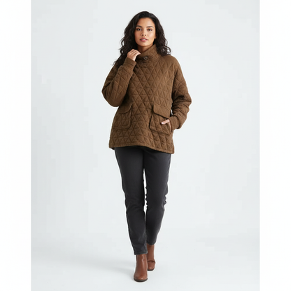 Gewatteerde oversized pullover dames – Camille