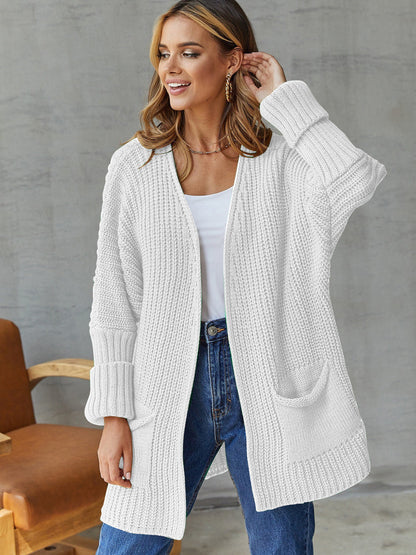 Gezellige Overmaatse Gebreide Cardigan voor Comfortabele Styling