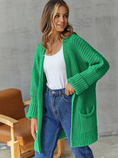 Gezellige Overmaatse Gebreide Cardigan voor Comfortabele Styling
