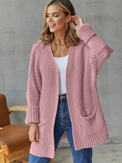 Gezellige Overmaatse Gebreide Cardigan voor Comfortabele Styling