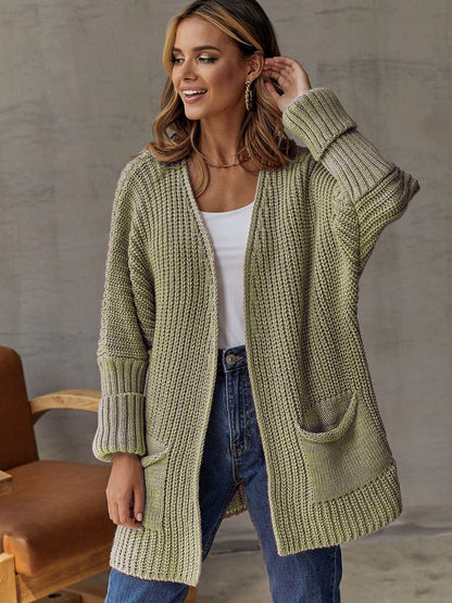 Gezellige Overmaatse Gebreide Cardigan voor Comfortabele Styling