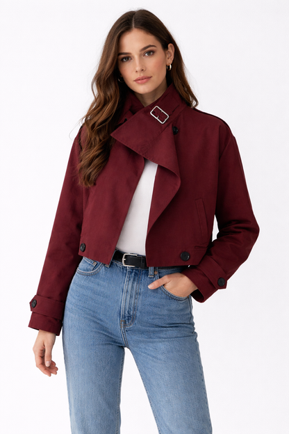 Gianna Herfst – Soepele Structuur – Modern Utility Jacket