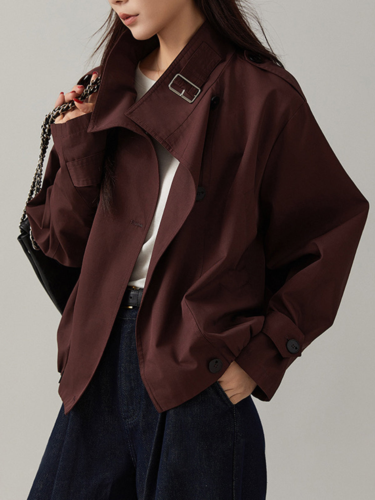 Gianna Herfst – Soepele Structuur – Modern Utility Jacket