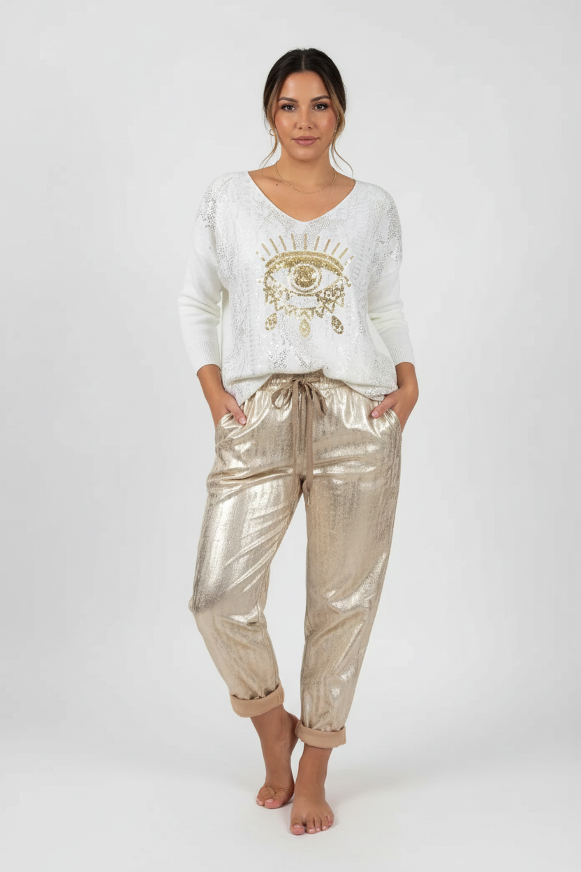 Glanzende dames set – Diede