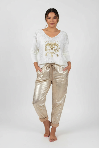 Glanzende dames set – Diede