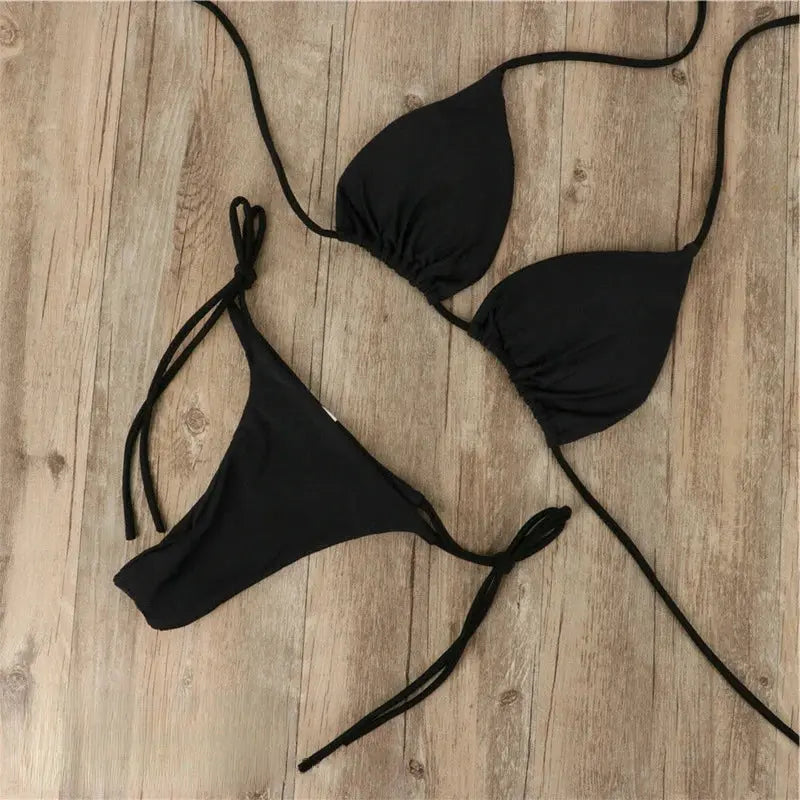 Glimmer Bikini | Luxe Gouden Glans