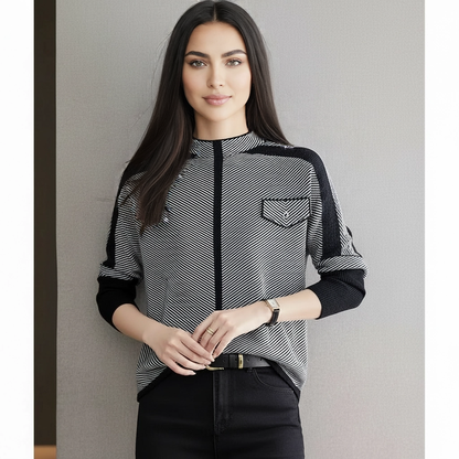 Grafische dames pullover– Alina