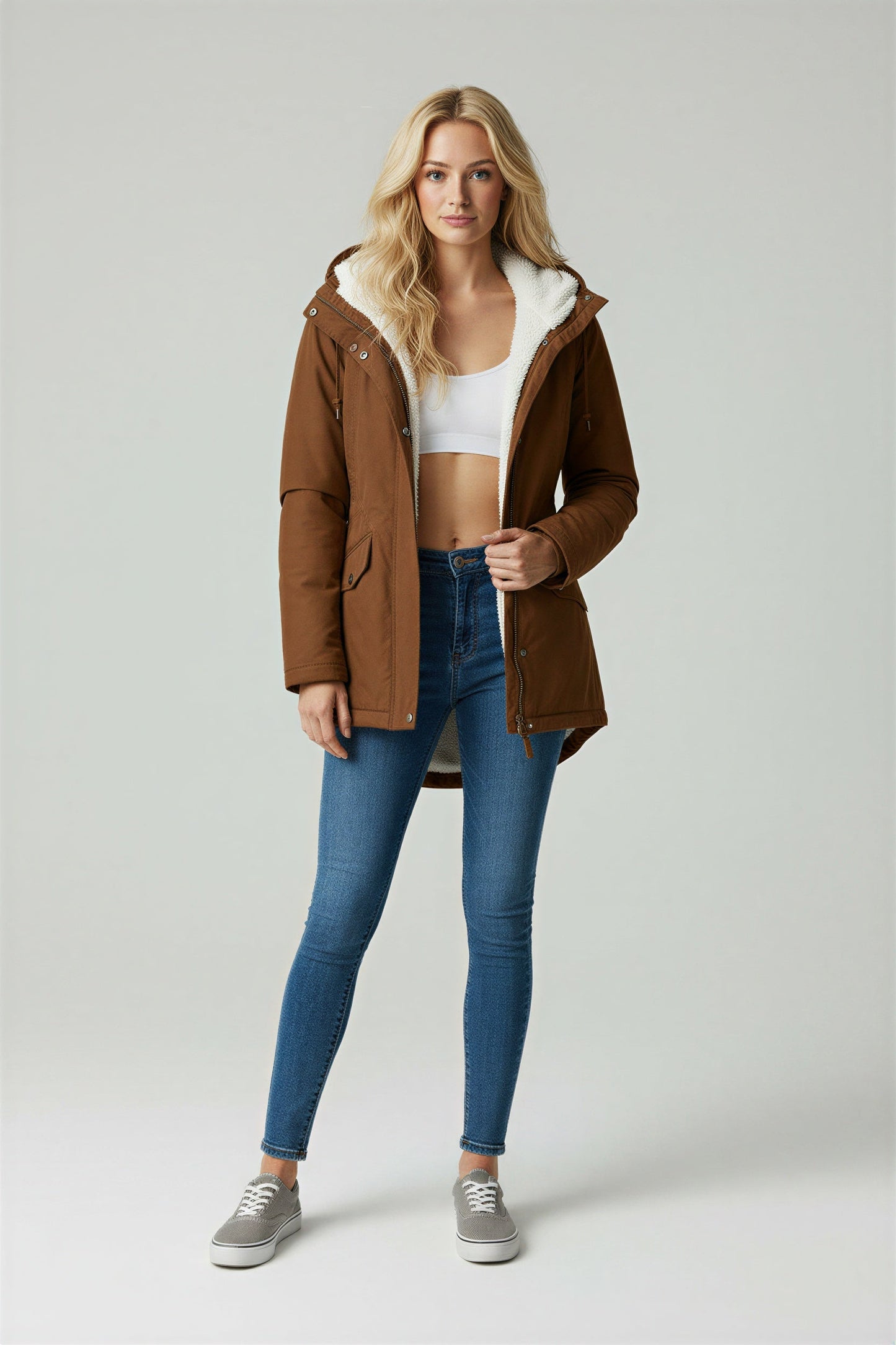 Vella Winterse Waterdichte Sherpa Parka