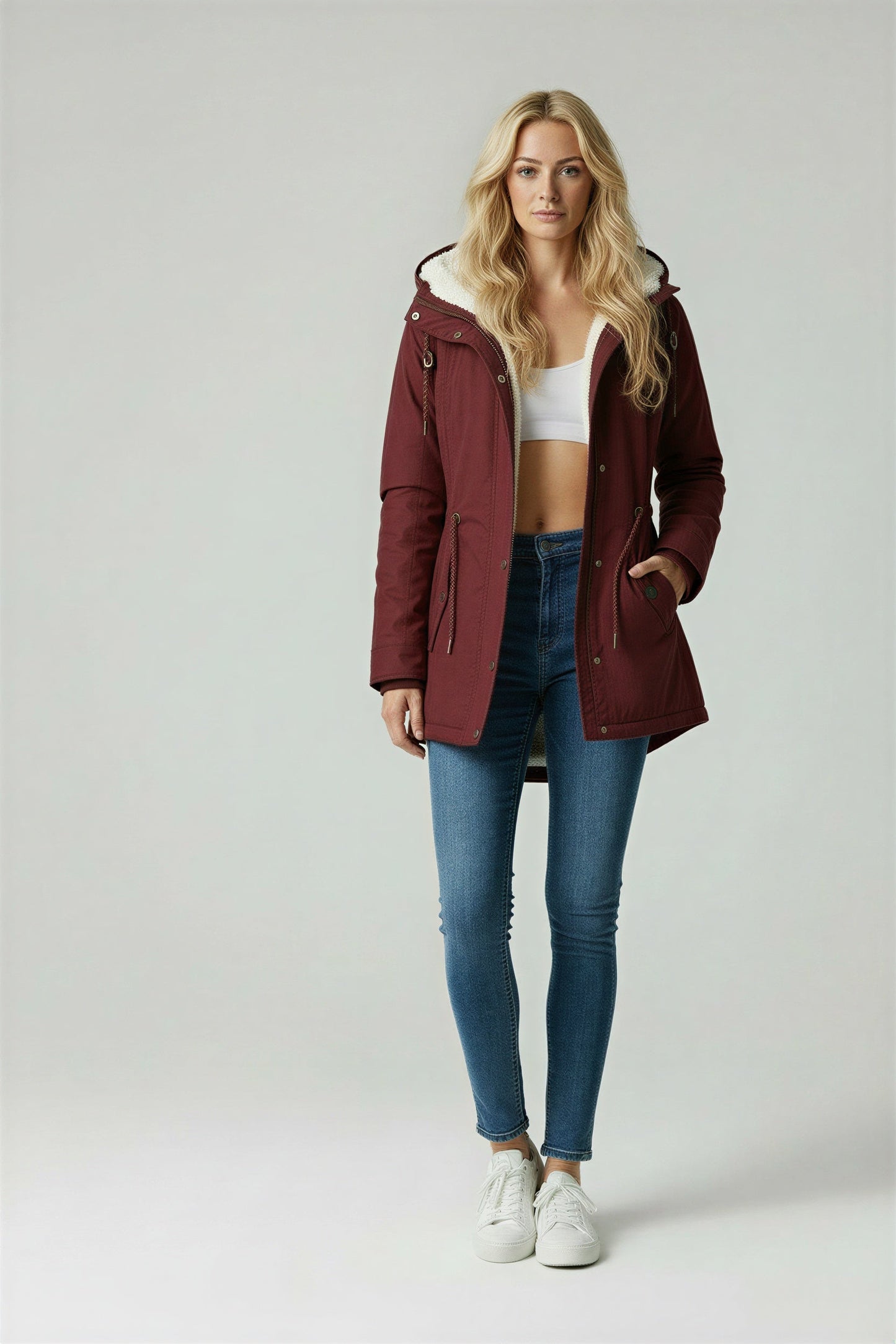 Vella Winterse Waterdichte Sherpa Parka