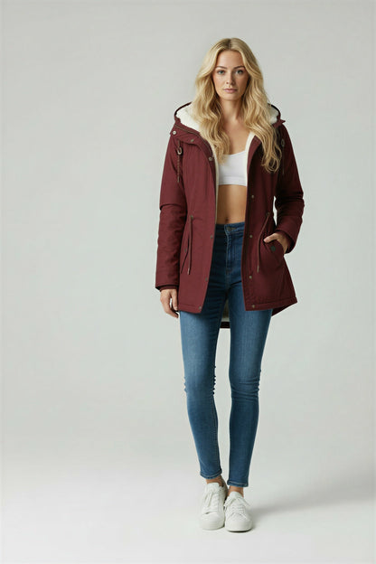 Vella Winterse Waterdichte Sherpa Parka