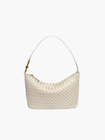 Isana | Elegante gevlochten schoudertas